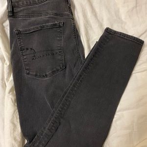 American Eagle Next level stretch black skinny jeans size 12